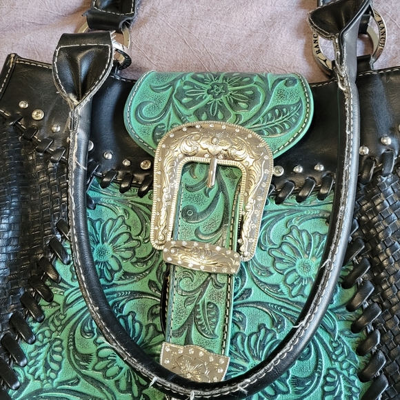Western style structured purse - Picture 3 of 6